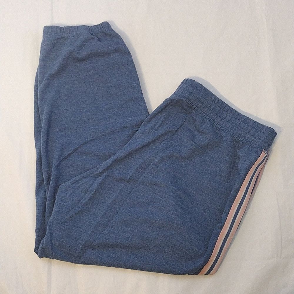 Disney Mickey Mouse Blue Pink Printed Jogger Pajama Lounge Pants‎ Large - Picture 9 of 14